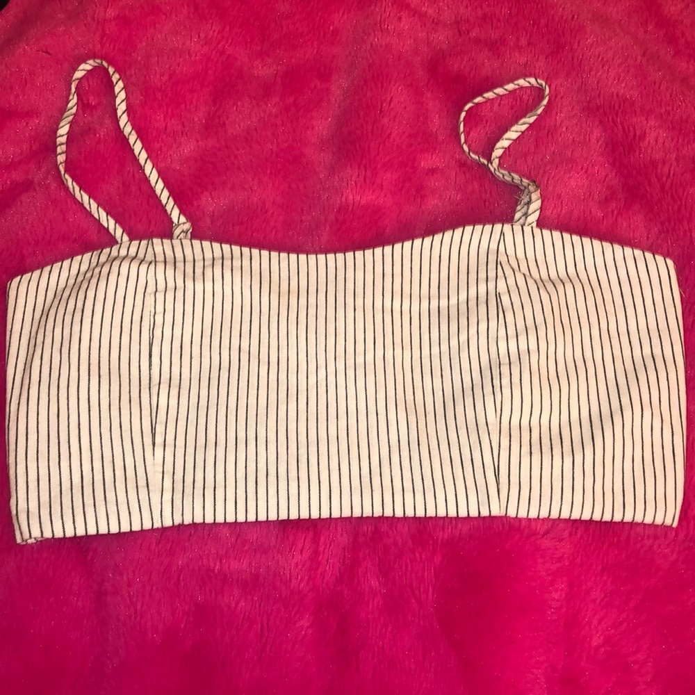 striped crop top